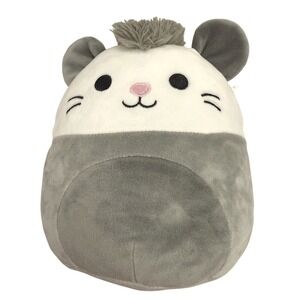 Squishmallows Plush Possum Gray‎ White Jazwares Soft Stuffed Animal Toy